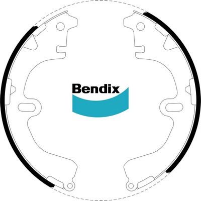 Bendix-AU BS1490 - Set saboti frana aaoparts.ro