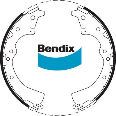 Bendix-AU BS1492 - Set saboti frana aaoparts.ro