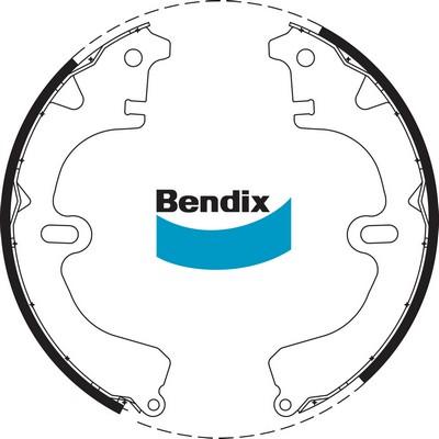 Bendix-AU BS1602 - Set saboti frana aaoparts.ro