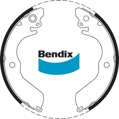 Bendix-AU BS1681 - Set saboti frana aaoparts.ro