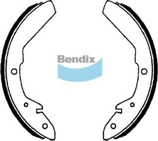 Bendix-AU BS1377 - Set saboti frana aaoparts.ro