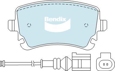 Bendix-AU DB1956 EURO+ - Set placute frana,frana disc aaoparts.ro
