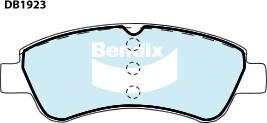 Bendix-AU DB1923 GCT - Set placute frana,frana disc aaoparts.ro