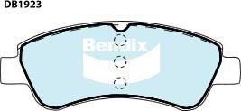 Bendix-AU DB1923 EURO+ - Set placute frana,frana disc aaoparts.ro