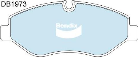 Bendix-AU DB1973 EURO+ - Set placute frana,frana disc aaoparts.ro