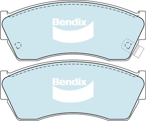Bendix-AU DB1155 GCT - Set placute frana,frana disc aaoparts.ro