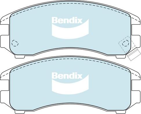 Bendix-AU DB1117 GCT - Set placute frana,frana disc aaoparts.ro