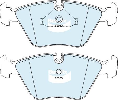 Bendix-AU DB1131 EURO+ - Set placute frana,frana disc aaoparts.ro