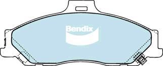 Bendix-AU DB1366 -4WD - Set placute frana,frana disc aaoparts.ro