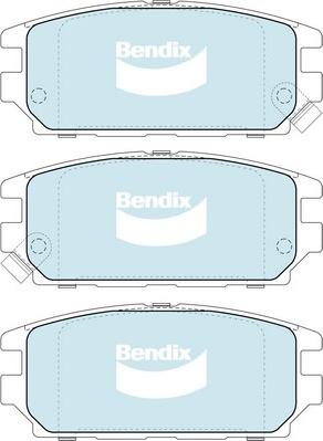 Bendix-AU DB1238 GCT - Set placute frana,frana disc aaoparts.ro