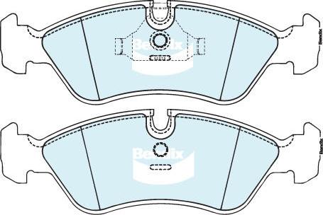 Bendix-AU DB1228 EURO+ - Set placute frana,frana disc aaoparts.ro