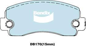 Bendix-AU DB170 -4WD - Set placute frana,frana disc aaoparts.ro
