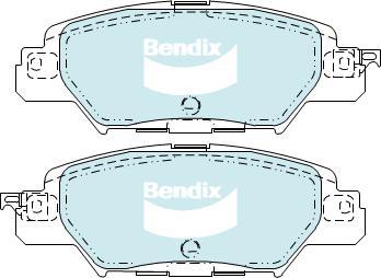 Bendix-AU DB2414 -4WD - Set placute frana,frana disc aaoparts.ro