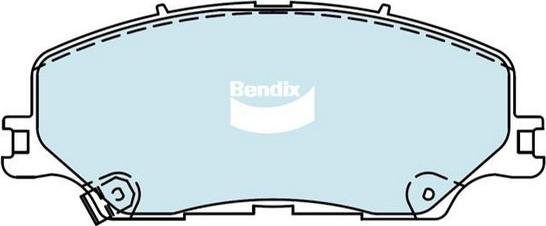 Bendix-AU DB2533 4WD - Set placute frana,frana disc aaoparts.ro