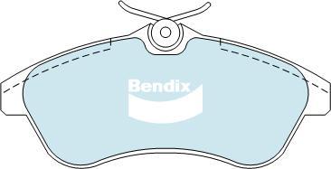 Bendix-AU DB2043 EURO+ - Set placute frana,frana disc aaoparts.ro