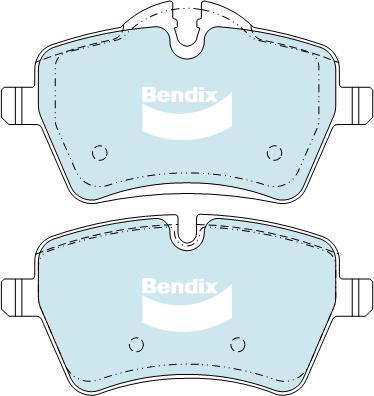 Bendix-AU DB2052 EURO+ - Set placute frana,frana disc aaoparts.ro