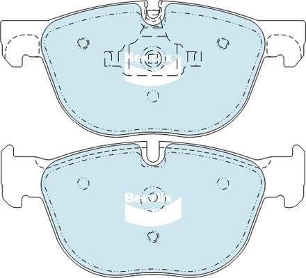 Bendix-AU DB2006 EURO+ - Set placute frana,frana disc aaoparts.ro