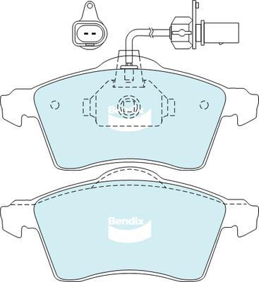 Bendix-AU DB2031 EURO+ - Set placute frana,frana disc aaoparts.ro