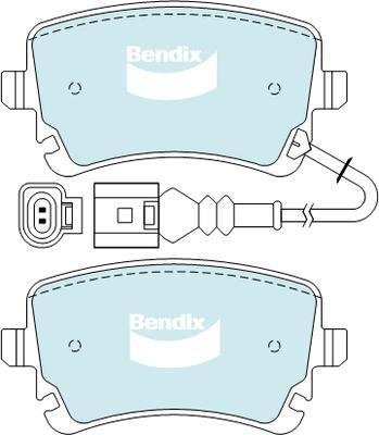 Bendix-AU DB2192 EURO+ - Set placute frana,frana disc aaoparts.ro