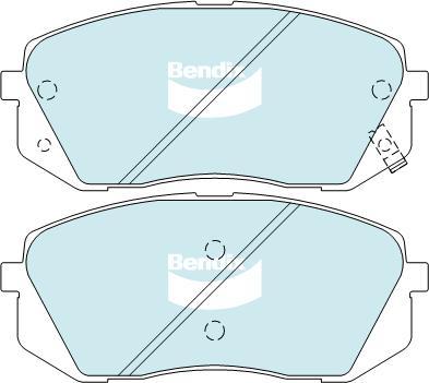 Bendix-AU DB2174 GCT - Set placute frana,frana disc aaoparts.ro