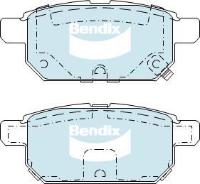 Bendix-AU DB2364 -4WD - Set placute frana,frana disc aaoparts.ro