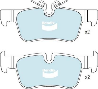 Bendix-AU DB2385 EURO+ - Set placute frana,frana disc aaoparts.ro