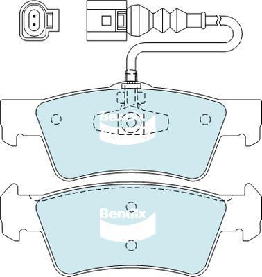 Bendix-AU DB2201 EURO+ - Set placute frana,frana disc aaoparts.ro