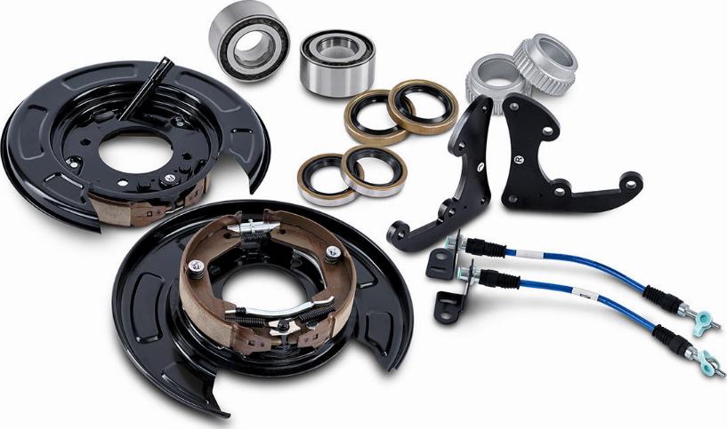 Bendix-AU U4WD-D2D302R - Set frana de performanta aaoparts.ro