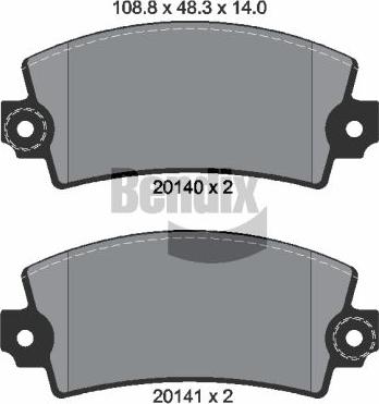 BENDIX Braking BPD1685 - Set placute frana,frana disc aaoparts.ro
