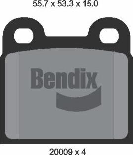 BENDIX Braking BPD1674 - Set placute frana,frana disc aaoparts.ro