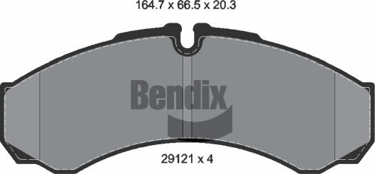 BENDIX Braking BPD1059 - Set placute frana,frana disc aaoparts.ro