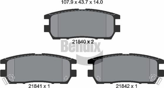 BENDIX Braking BPD1851 - Set placute frana,frana disc aaoparts.ro