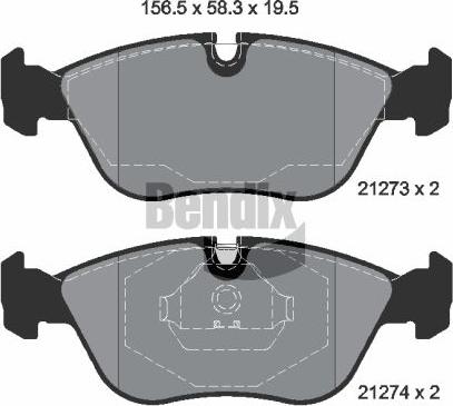 BENDIX Braking BPD1772 - Set placute frana,frana disc aaoparts.ro