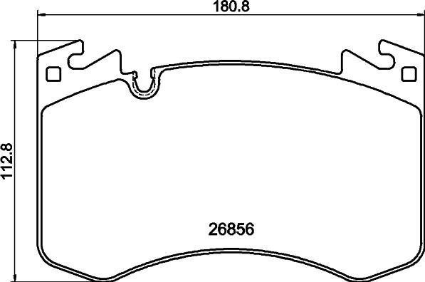 BENDIX Braking BPD2531 - Set placute frana,frana disc aaoparts.ro