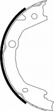 BENDIX Braking BXS1223 - Set saboti frana, frana de mana aaoparts.ro