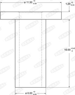 Beral 93049 - Nit, material frictiune saboti frana aaoparts.ro