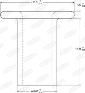 Beral 93047 - Nit, material frictiune saboti frana aaoparts.ro