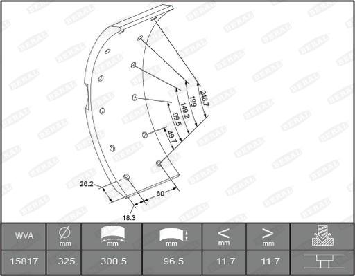 Beral 1581712106015603 - Set garnituri de frictiune, frana tambur aaoparts.ro