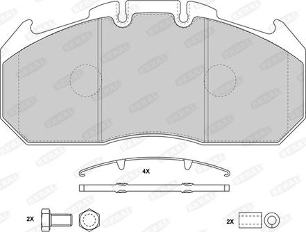 Beral 2913130004195724 - Set placute frana,frana disc aaoparts.ro