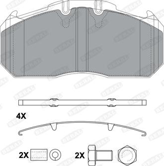 Beral 2913130004145674 - Set placute frana,frana disc aaoparts.ro