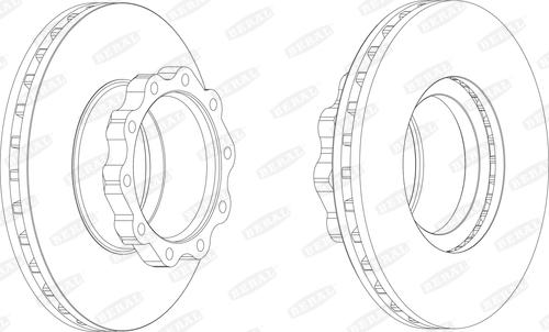 Beral BCR144A - Disc frana aaoparts.ro