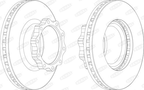 Beral BCR147A - Disc frana aaoparts.ro