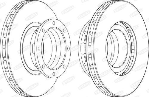 Beral BCR187A - Disc frana aaoparts.ro