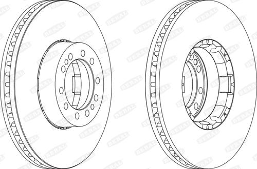 Beral BCR134A - Disc frana aaoparts.ro