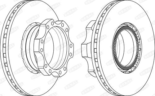 Beral BCR302A - Disc frana aaoparts.ro