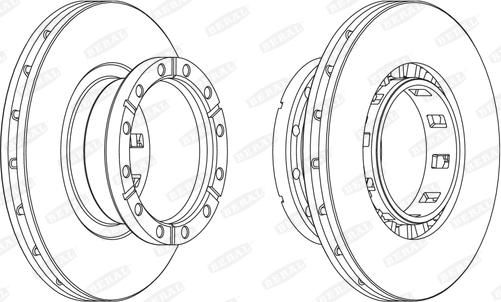 Beral BCR318A - Disc frana aaoparts.ro