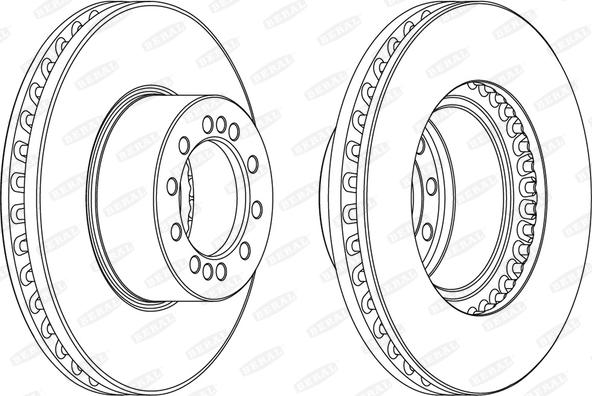 Beral BCR324A - Disc frana aaoparts.ro