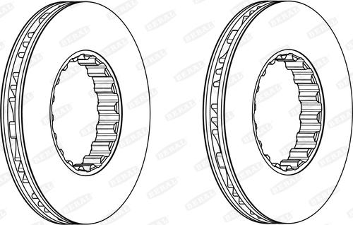 Beral BCR328A - Disc frana aaoparts.ro
