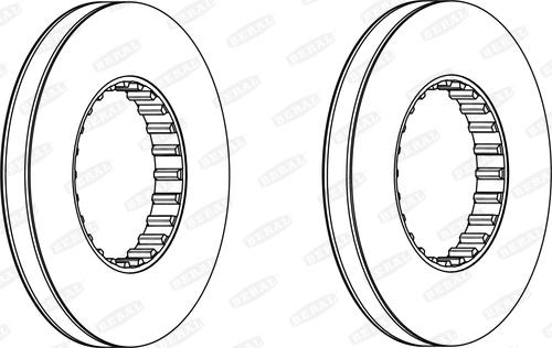 Beral BCR249A - Disc frana aaoparts.ro
