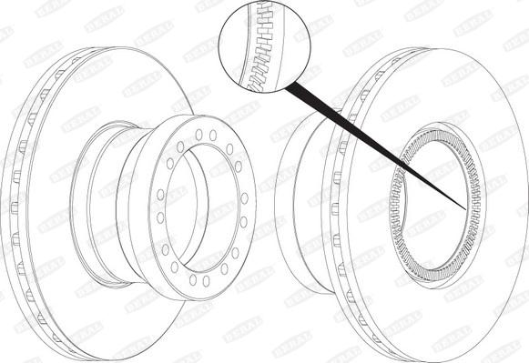 Beral BCR256A - Disc frana aaoparts.ro